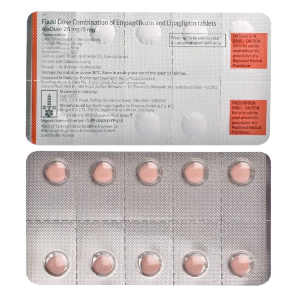 Ajaduo 25mg/5mg Tablet, Uses, Side Effects, Benefits, Price ...